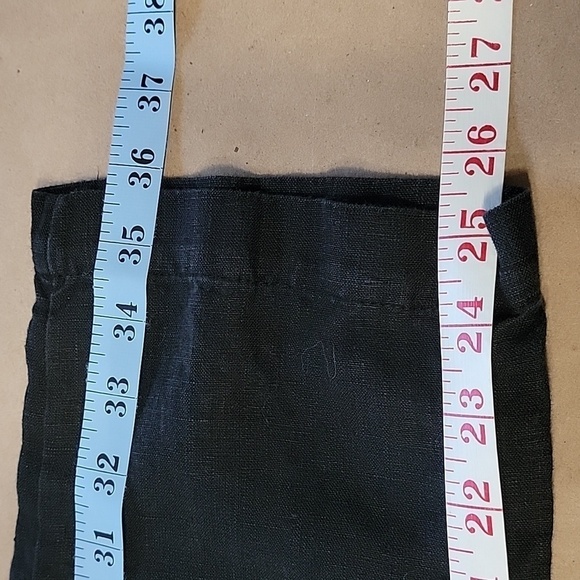 Chico's Size 0.5P Black Drawstring Waist Linen Pants.  Gently Used Condition - Picture 10 of 12